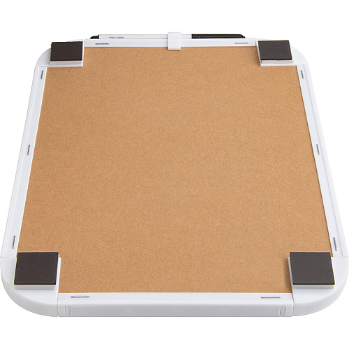 Lorell Personal Whiteboards 11" (0.9 ft) Width x 8.5" (0.7 ft) Height - White Melamine Surface - White Plastic Frame - Rectangle - 6 / Bundle (LLR75620BD)