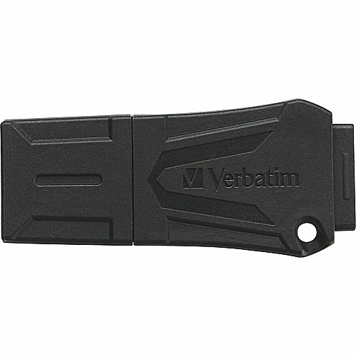 Verbatim 64GB ToughMAX USB Flash Drive 64 GB - USB 2.0 - Black - Lifetime Warranty - 1 Each (70058)