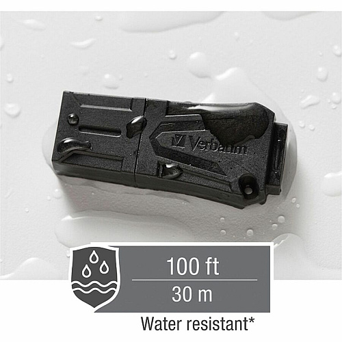 Verbatim 64GB ToughMAX USB Flash Drive 64 GB - USB 2.0 - Black - Lifetime Warranty - 1 Each (70058)