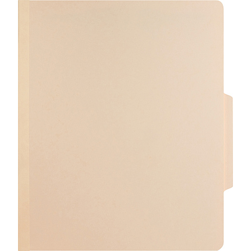 Business Source Letter Recycled Classification Folder 8 1/2" x 11" - 2" Expansion - 2" Fastener Capacity - 2 Divider(s) - 18 pt. - 10% Recycled - 10 / Box (BSN17223)