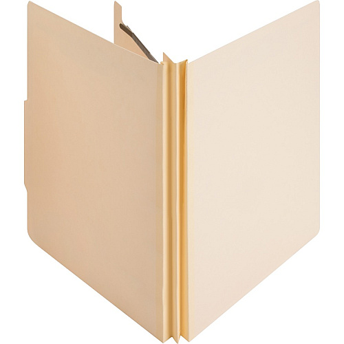 Business Source Letter Recycled Classification Folder 8 1/2" x 11" - 2" Expansion - 2" Fastener Capacity - End Tab Location - 1 Divider(s) - 18 pt. - 10% Recycled - 10 / Box (BSN17271)
