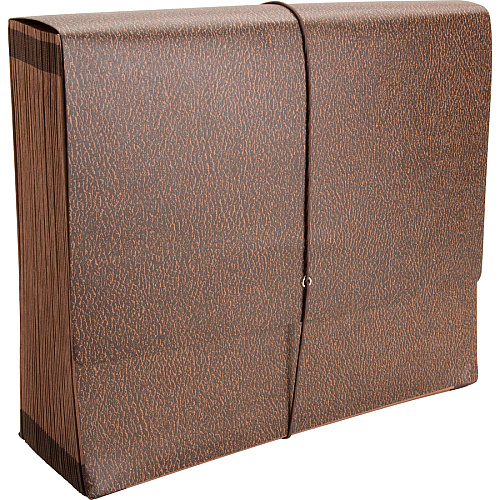 Business Source Letter Recycled Expanding File 8 1/2" x 11" - 31 Pocket(s) - Brown - 30% Recycled - 1 Each (BSN23681)