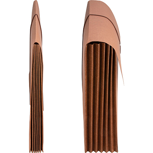 Business Source Legal Recycled File Wallet 8 1/2" x 14" - 5 1/4" Expansion - Brown - 30% Recycled - 1 Each (BSN26576)