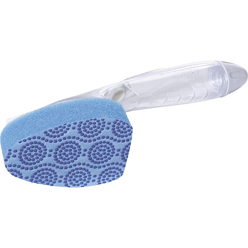 Scotch-Brite Scrub Dots Dishwand Refill 3.5" Width x 4.4" Length - 2 / Pack - Cellulose, MicroFiber - Blue (48727)