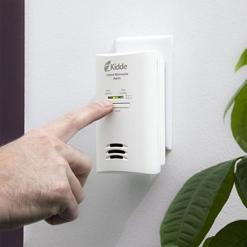 Kidde Carbon Monoxide Alarm Wired - 220 V AC - Audible - Wall Mountable (21025759)