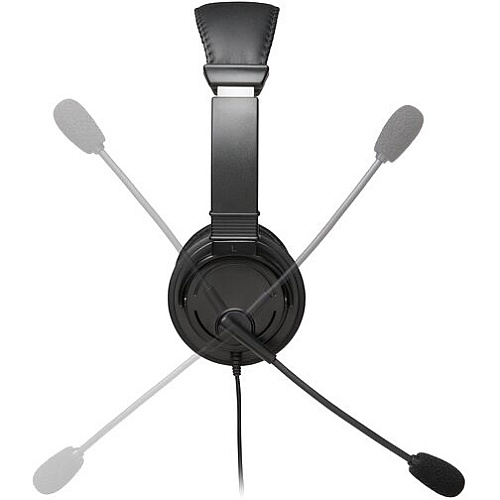 Kensington USB-A Headphones with Mic Stereo - USB Type A - Wired - Over-the-head - Binaural - Supra-aural - 6 ft Cable - Noise Cancelling Microphone (97601)