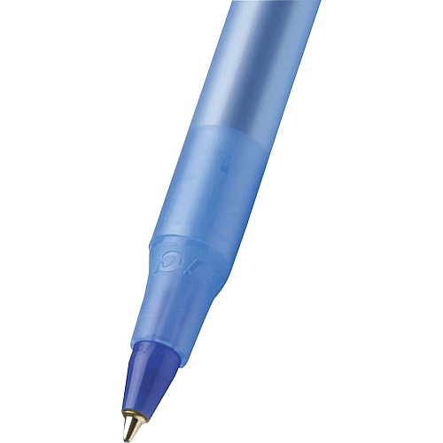 BIC Round Stic Ballpoint Pens Medium Pen Point - Blue Ink - Blue Barrel - 1/Box - 6 / Bundle (GSM11BEBD)