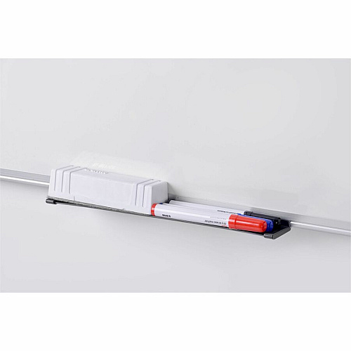 MasterVision Trio Magnetic Whiteboard 36" (3 ft) Width x 96" (8 ft) Height - White Surface - Rectangle - Magnetic - Assembly Required - 1 Each (TR0202101170)