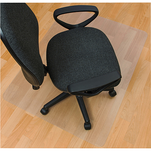Floortex Ecotex&reg; Enhanced Polymer Rectangular Chair Mat for Hard Floors - 30" x 48" Hard Floor - 48" Length x 30" Width x 0.075" Depth x 0.080" Thickness - Rectangular - Clear - 1 Each (FCECO123048E)