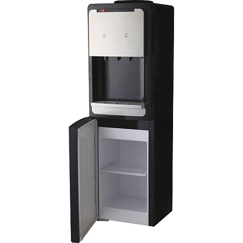 Genuine Joe 110-volt Water Cooler 1.32 gal - 38" x 13.4" x 12.3" - Black, Silver (GJO22554)