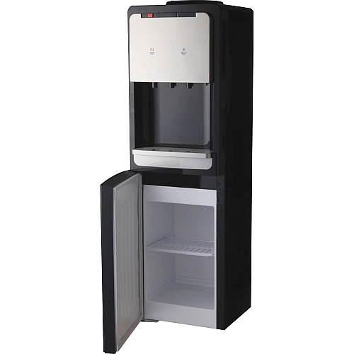 Genuine Joe 110-volt Water Cooler 1.32 gal - 38" x 13.4" x 12.3" - Black, Silver (GJO22554)