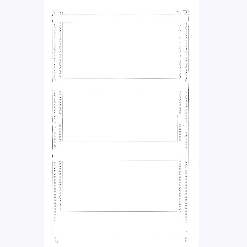 Lorell Iron Horse 2300 lb Capacity Riveted Shelving 4 Shelf(ves) - 60" Height x 36" Width x 18" Depth - 30% Recycled - Black - Steel, Particleboard - 1 Each (LLR59696)