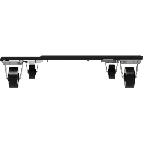 Lorell Commercial Cabinet Dolly Metal - 42" Width x 24" Depth x 4" Height - Black - 1 Each (LLR59708)