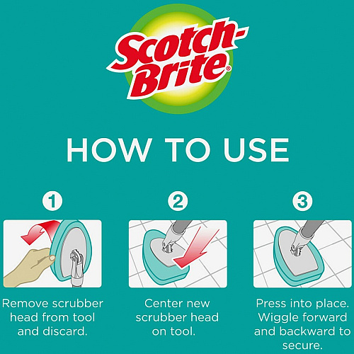 Scotch-Brite Bath Scrubber Refill 1 Each (560R)