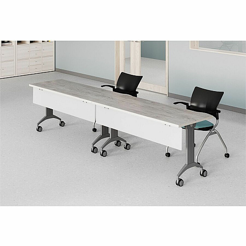 SpecialT Special-T 59" Tabletop Acrylite Modesty Panel 59" Length x 10" Height - Acrylic - Frosted White - 1 Each (SPAP1060)