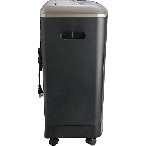 Business Source 6-gallon Bin Cross-cut Shredder Non-continuous Shredder - Cross Cut - 16 Per Pass - for shredding Paper, Staples, CD, DVD, Credit Card - P-3 - 8.88" Throat - 10 Minute Run Time - 30 Minute Cool Down Time - 6 gal Wastebin Capacit (BSN70120)