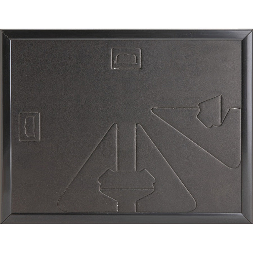 Lorell Certificate Frame 8.50" x 11" Frame Size - Rectangle - Desktop - Horizontal, Vertical - Black - 1 Each (LLR49215)