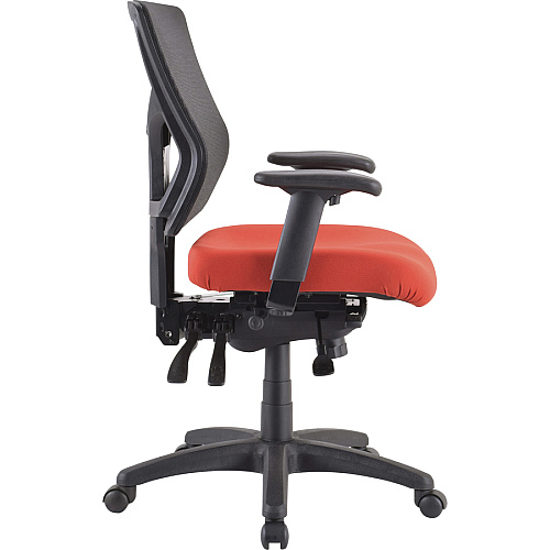 Lorell Conjure Executive Mesh Mid-back Chair Frame Black - 1 Each (LLR62003)