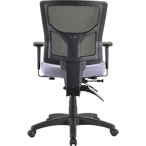 Lorell Conjure Executive Mesh Mid-back Chair Frame Black - 1 Each (LLR62003)