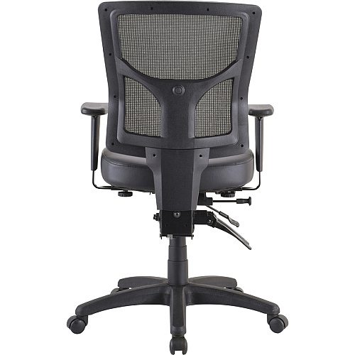 Lorell Conjure Executive Mesh Mid-back Chair Frame Black - 1 Each (LLR62003)