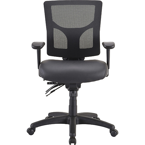 Lorell Conjure Executive Mesh Mid-back Chair Frame Black - 1 Each (LLR62003)
