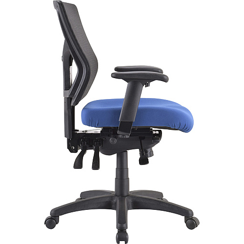 Lorell Conjure Executive Mesh Mid-back Chair Frame Black - 1 Each (LLR62003)