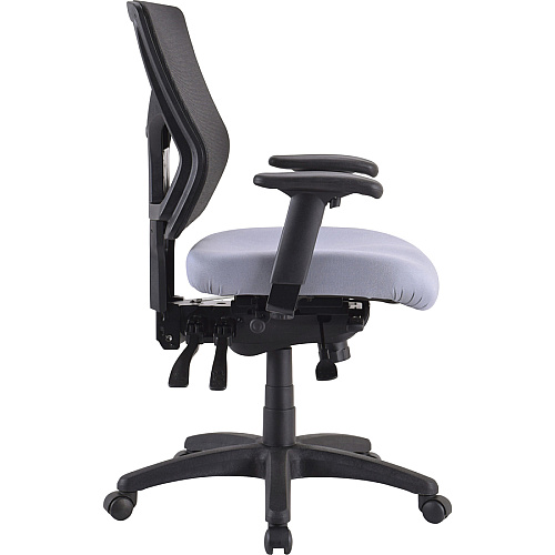 Lorell Conjure Executive Mesh Mid-back Chair Frame Black - 1 Each (LLR62003)
