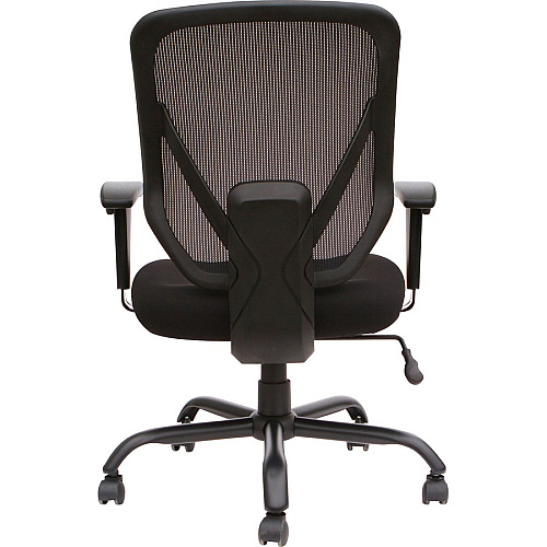 SOHO SOHO Big & Tall Mesh Back Chair Black Seat Color - Fabric Seat Material - Black Back Color - 5-star Base - 1 Each (LLR81804)