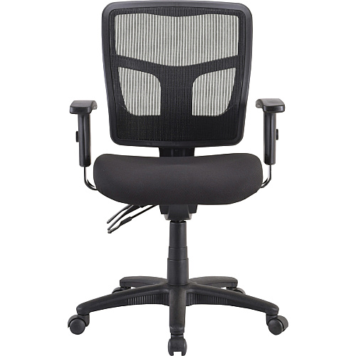 Lorell Ergomesh Executive Mesh Mid-Back Office Chair (86201) Frame Black - 1 Each (LLR86211)