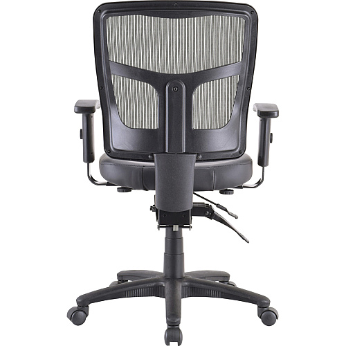 Lorell Ergomesh Executive Mesh Mid-Back Office Chair (86201) Frame Black - 1 Each (LLR86211)