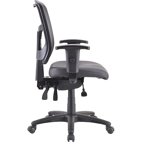 Lorell Ergomesh Executive Mesh Mid-Back Office Chair (86201) Frame Black - 1 Each (LLR86211)
