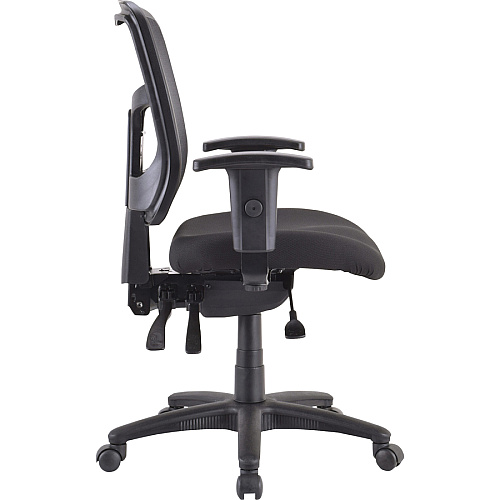 Lorell Ergomesh Executive Mesh Mid-Back Office Chair (86201) Frame Black - 1 Each (LLR86211)
