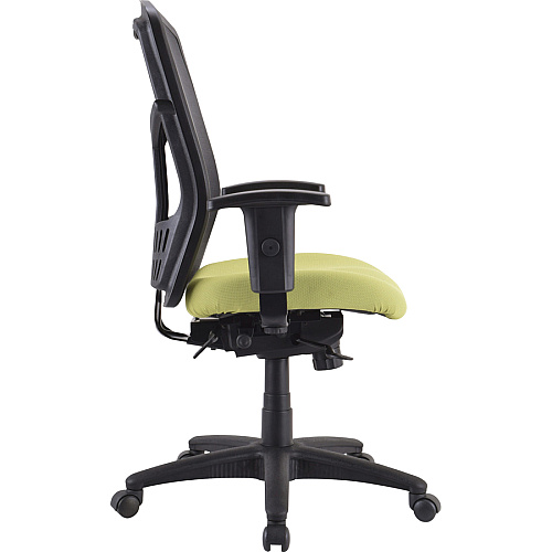Lorell Premium Molded Tractor Seat For Ergomesh Frame Green - Fabric - 1 Each (LLR86215)