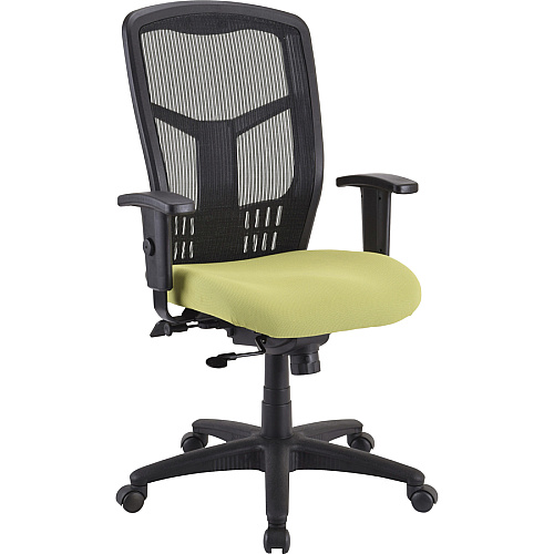 Lorell Premium Molded Tractor Seat For Ergomesh Frame Green - Fabric - 1 Each (LLR86215)