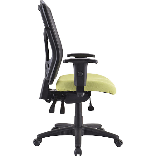 Lorell Premium Molded Tractor Seat For Ergomesh Frame Green - Fabric - 1 Each (LLR86215)