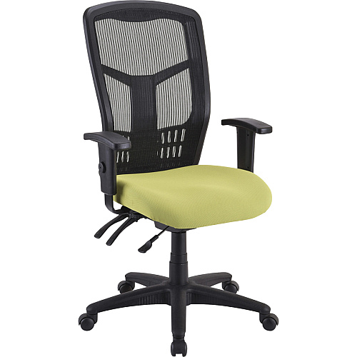 Lorell Premium Molded Tractor Seat For Ergomesh Frame Green - Fabric - 1 Each (LLR86215)