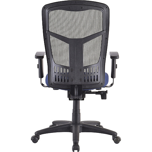 Lorell Premium Molded Tractor Seat For Ergomesh Frame Navy - Fabric - 1 Each (LLR86216)