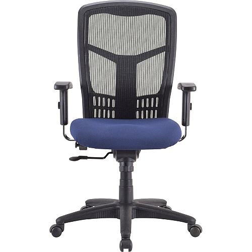 Lorell Premium Molded Tractor Seat For Ergomesh Frame Navy - Fabric - 1 Each (LLR86216)