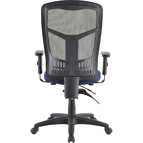 Lorell Premium Molded Tractor Seat For Ergomesh Frame Navy - Fabric - 1 Each (LLR86216)
