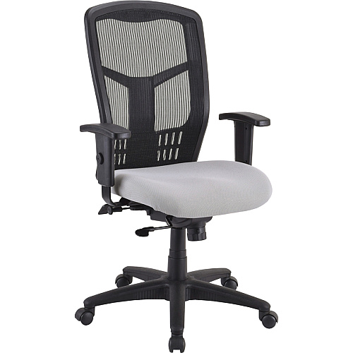 Lorell Premium Molded Tractor Seat For Ergomesh Frame Gray - Fabric - 1 Each (LLR86218)