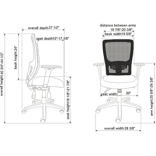 Lorell Ratchet High-back Mesh Chair Black Seat Color - Black Back Color - Mesh Back Material - High Back - 5-star Base - 1 Each (LLR86220)