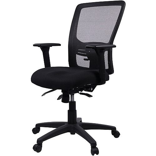 Lorell Ratchet High-back Mesh Chair Black Seat Color - Black Back Color - Mesh Back Material - High Back - 5-star Base - 1 Each (LLR86220)