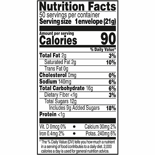 Swiss Miss&reg; Milk Chocolate Hot Cocoa Mix Powder - 0.73 oz - Marshmallow - 50 / Box (47492)