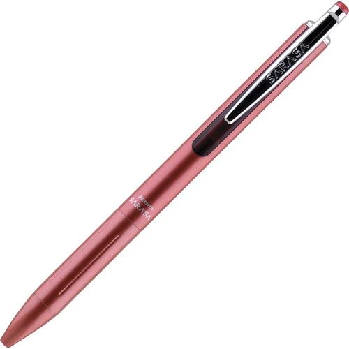 Zebra Blister-Carded Sarasa Grand Retractable Gel Pen, Medium 0.7mm, Black Ink, Rose Gold Barrel (45311)