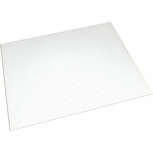 UCreate Ghostline Grid Poster Board School, Home, Art, Office - 22" Height x 28" Width x 0.01" Length - White - 25 / Carton (CAR12006)