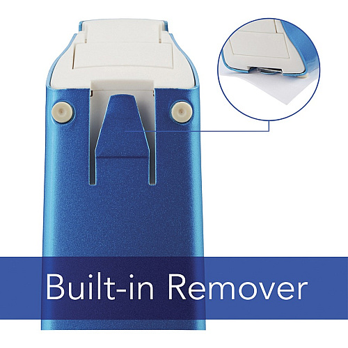 Swingline NeXXt Series WOW Desktop Stapler Staples Upto 40 Sheet - Blue, White - Metal - 1 Each (55047036)