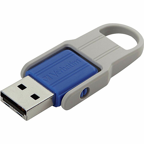 Microban 32GB Store 'n' Flip&reg; USB Flash Drive - 2pk - Blue, Mint 32 GB - USB 2.0 Type A - Blue, Mint - Lifetime Warranty - 2 / Pack (70061)