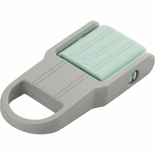 Microban 32GB Store 'n' Flip&reg; USB Flash Drive - 2pk - Blue, Mint 32 GB - USB 2.0 Type A - Blue, Mint - Lifetime Warranty - 2 / Pack (70061)