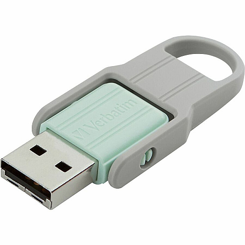 Microban 32GB Store 'n' Flip&reg; USB Flash Drive - 2pk - Blue, Mint 32 GB - USB 2.0 Type A - Blue, Mint - Lifetime Warranty - 2 / Pack (70061)