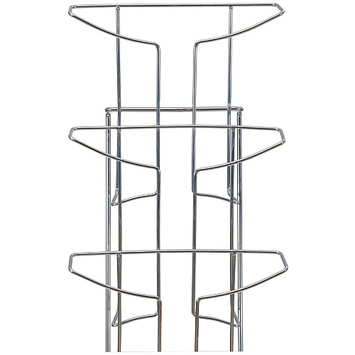 Alba Wire A4 Display 7 Compartments 400 x Sheet - 7 Compartment(s) - Compartment Size : 1.57" - 44.09" Height x 9.84" Width x 5.12" Depth - Chrome - Metal - 1 Each (DDFIL7M)